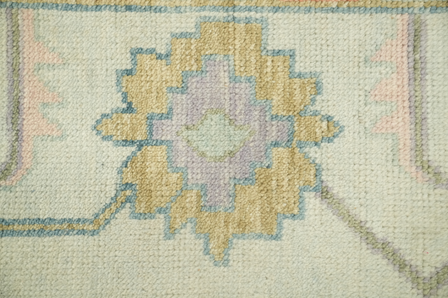 Mint Green Traditional Oushak Pastel Color Area Rug 9x12