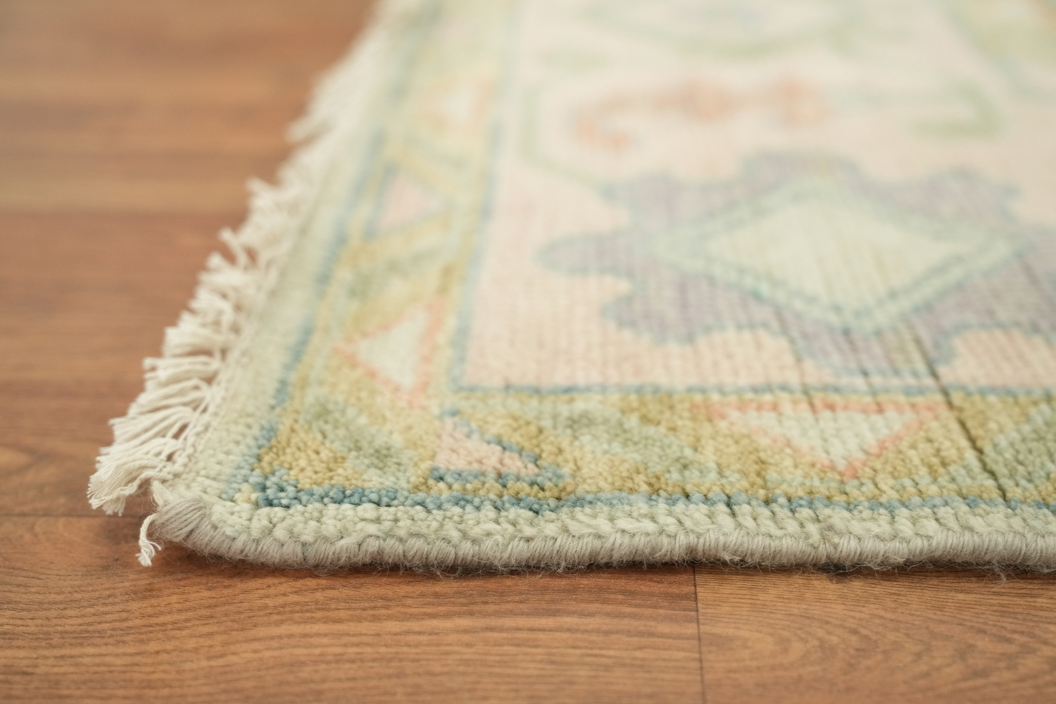Mint Green Traditional Oushak Pastel Color Area Rug 9x12