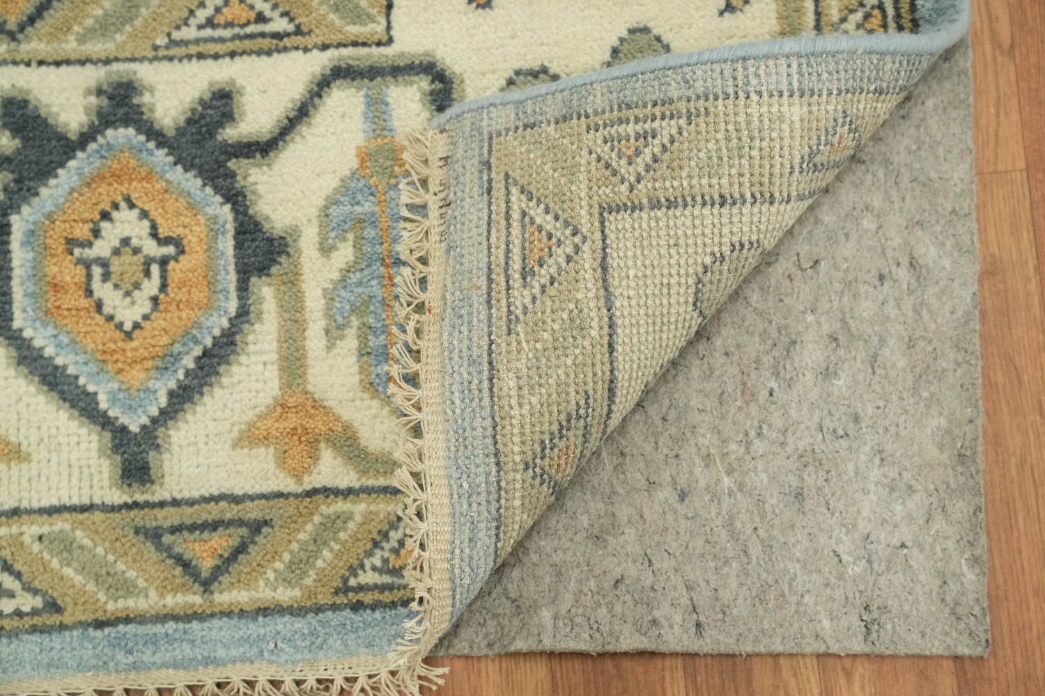 9'x12' Traditional Sky Blue Oushak Hand-Knotted Living Room Rug