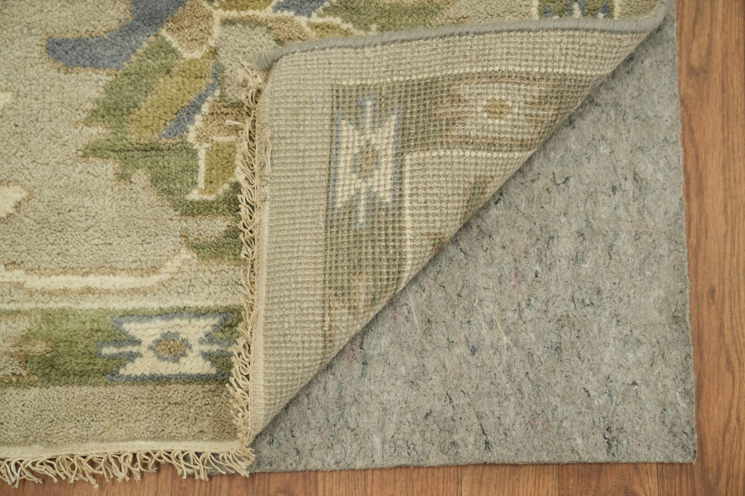 Light Sage Green Traditional Oushak Hand Made Area Rug 9x12