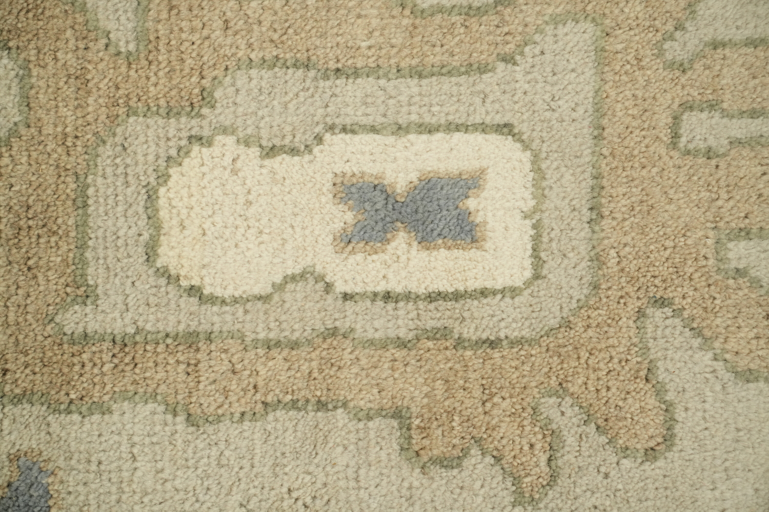 Light Sage Green Traditional Oushak Hand Made Area Rug 9x12