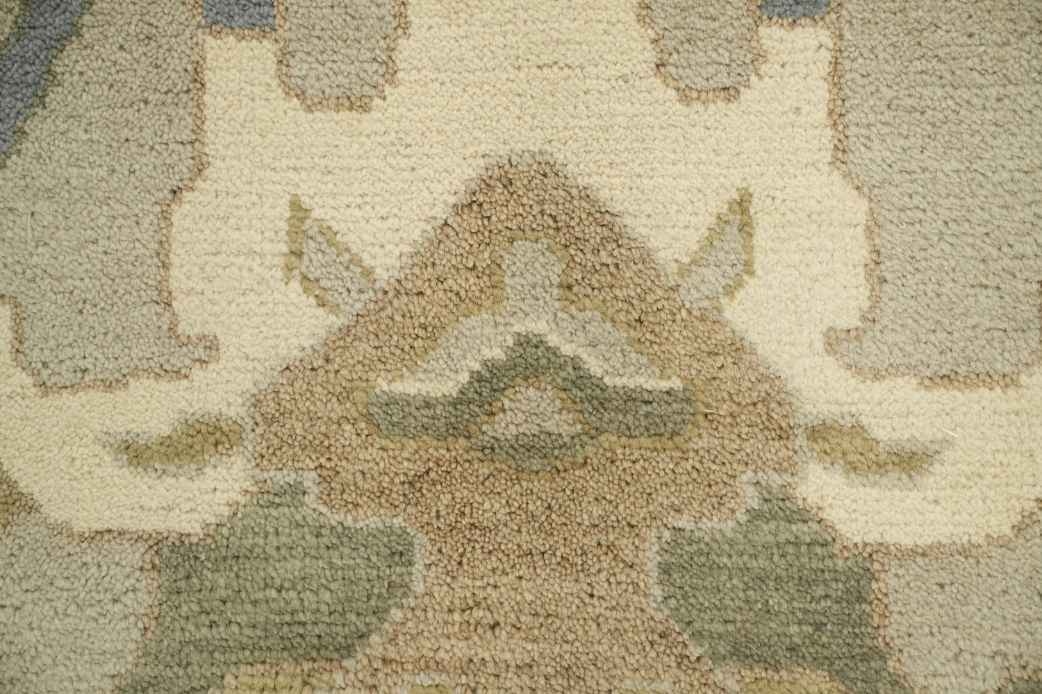 Light Sage Green Traditional Oushak Hand Made Area Rug 9x12