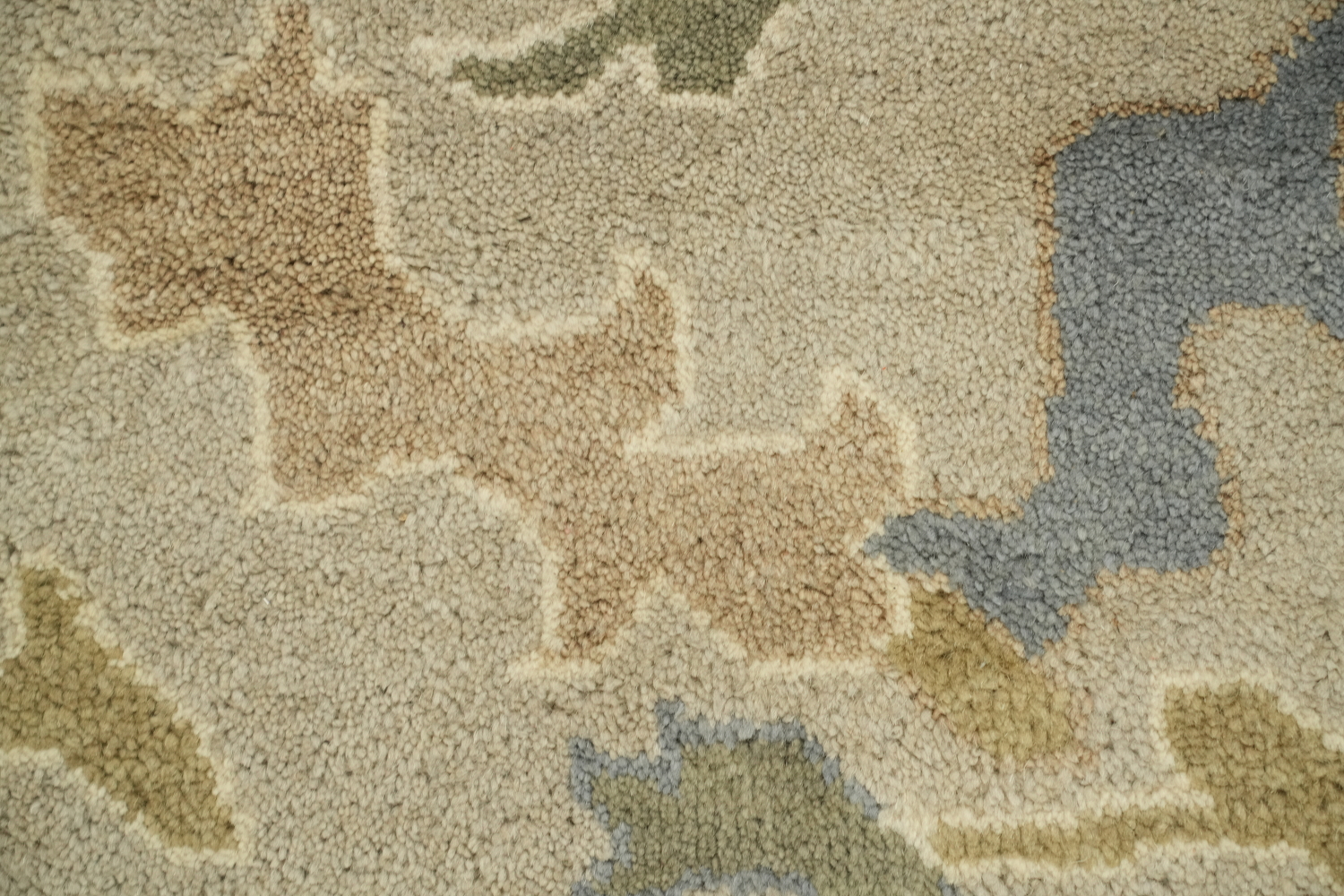 Light Sage Green Traditional Oushak Hand Made Area Rug 9x12