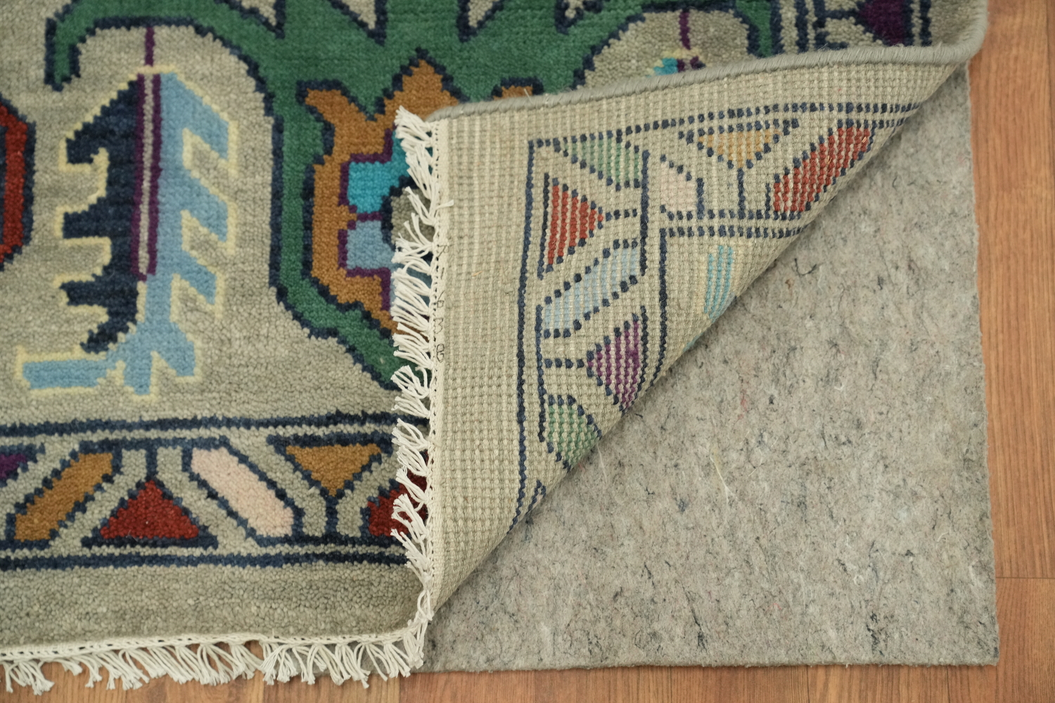 Colorful Oushak Oriental Rug with Intricate Floral Design 9'x12'