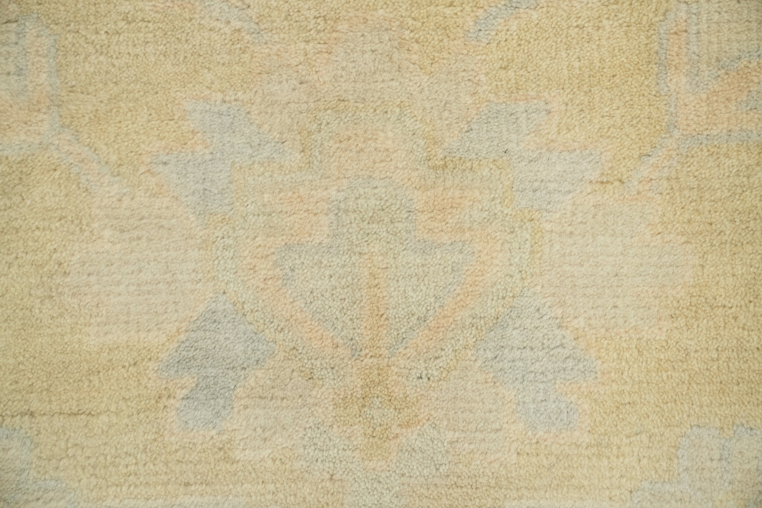 Muted Mint Green Traditional Oushak Hand Made Large Rug 10x14