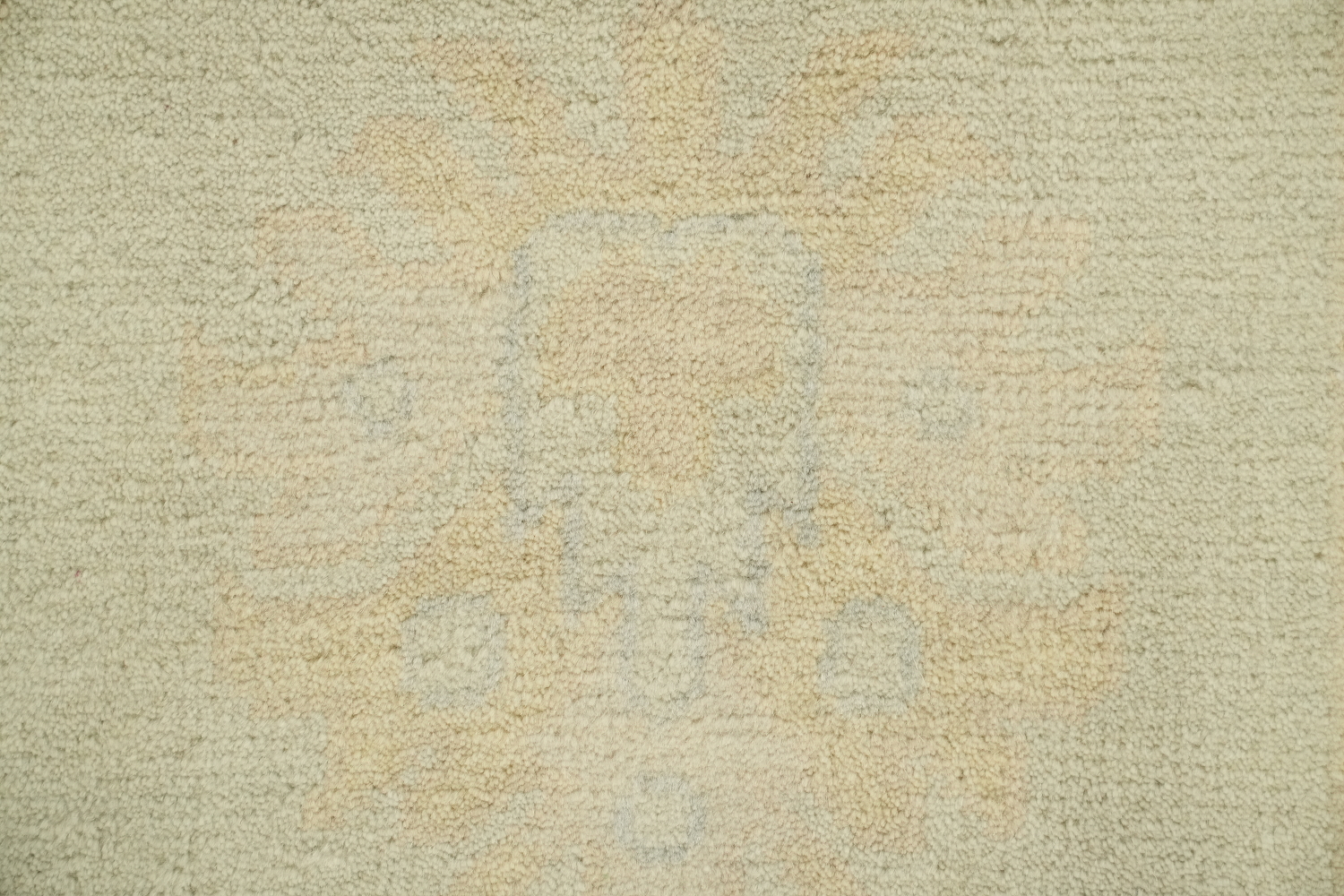 Muted Mint Green Traditional Oushak Hand Made Large Rug 10x14
