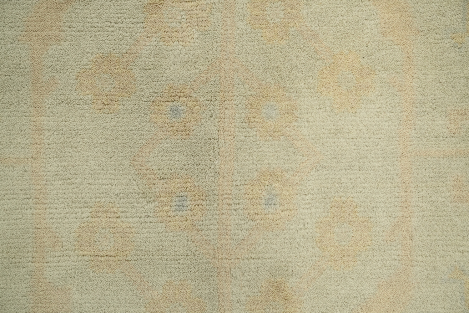 Muted Mint Green Traditional Oushak Hand Made Large Rug 10x14
