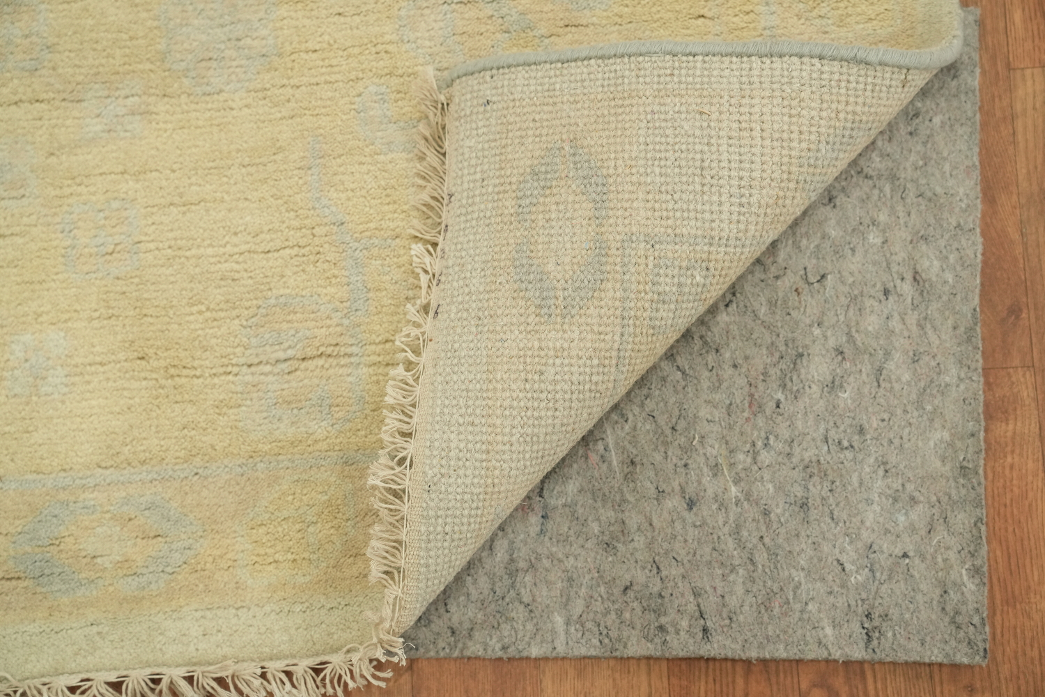 Muted Mint Green Traditional Oushak Hand Made Large Rug 10x14