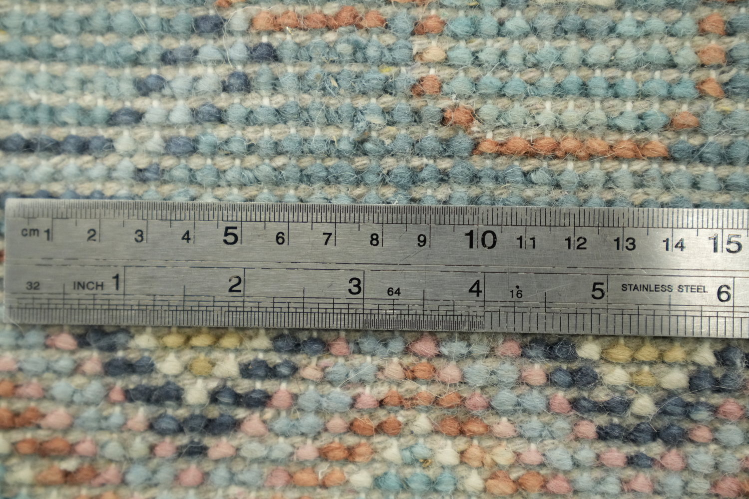 Charming Oushak Hand-Knotted Rug in Pastel Blue 9'x12'