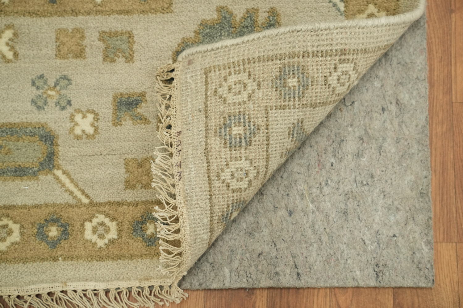 9'x12' Traditional Sage Green Oushak Hand-Knotted Living Room Rug