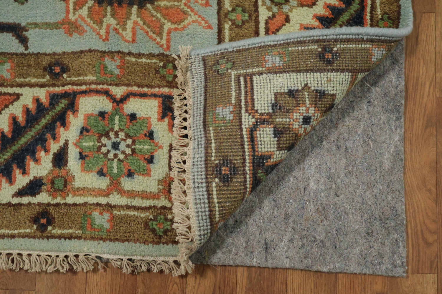 Luxurious Traditional Light Blue Ziegler Area Rug 8x10 ft