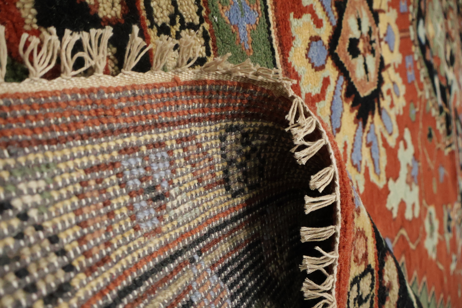 9'x12' Luxurious Rust and Green Oriental Rug with Elaborate Geometric