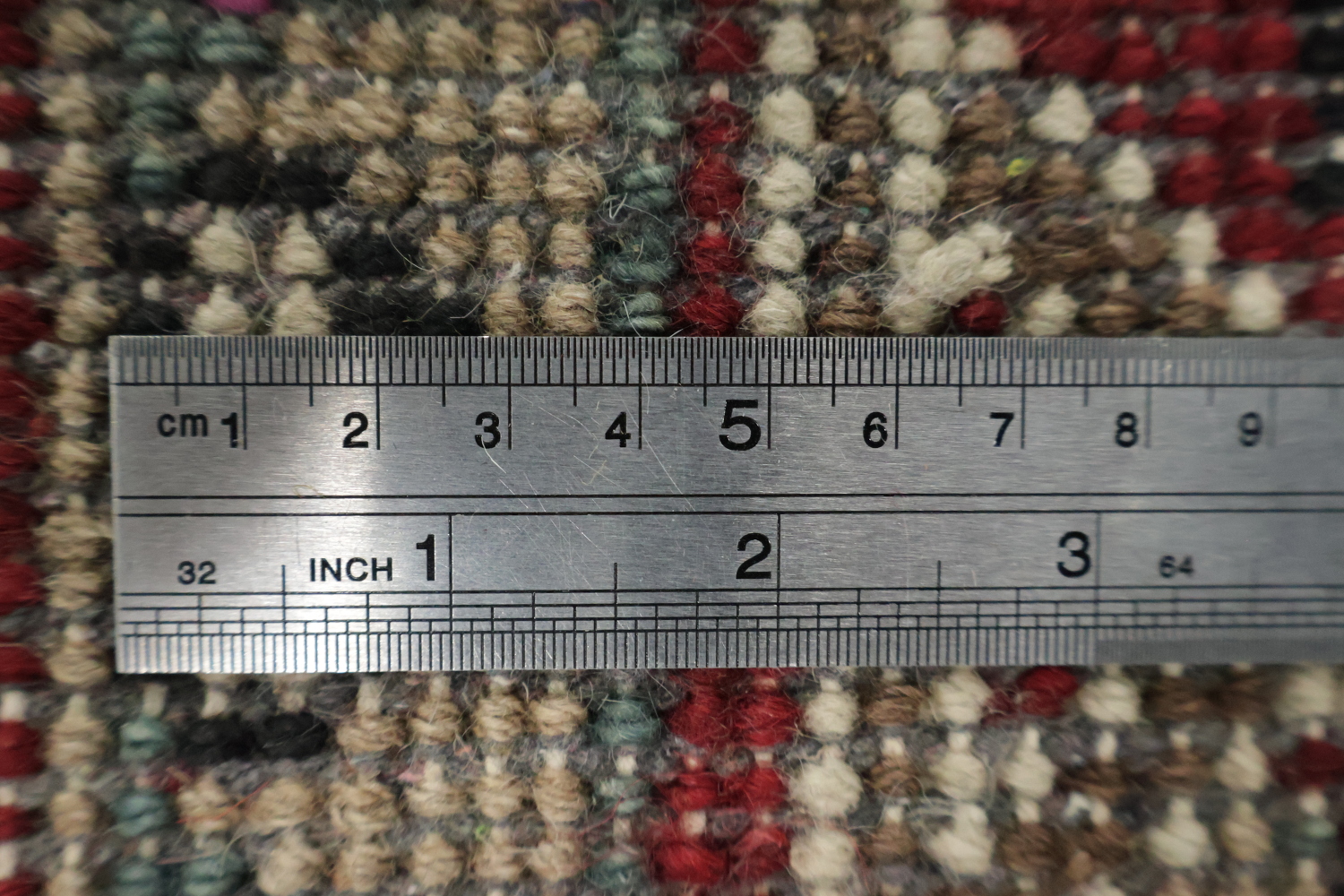Elegant Turquoise and Coral Viss Indian Area Rug 6'x9'