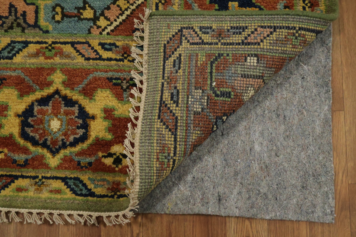 Traditional Green Heriz Serapi Oriental Area Rug 8x10 ft