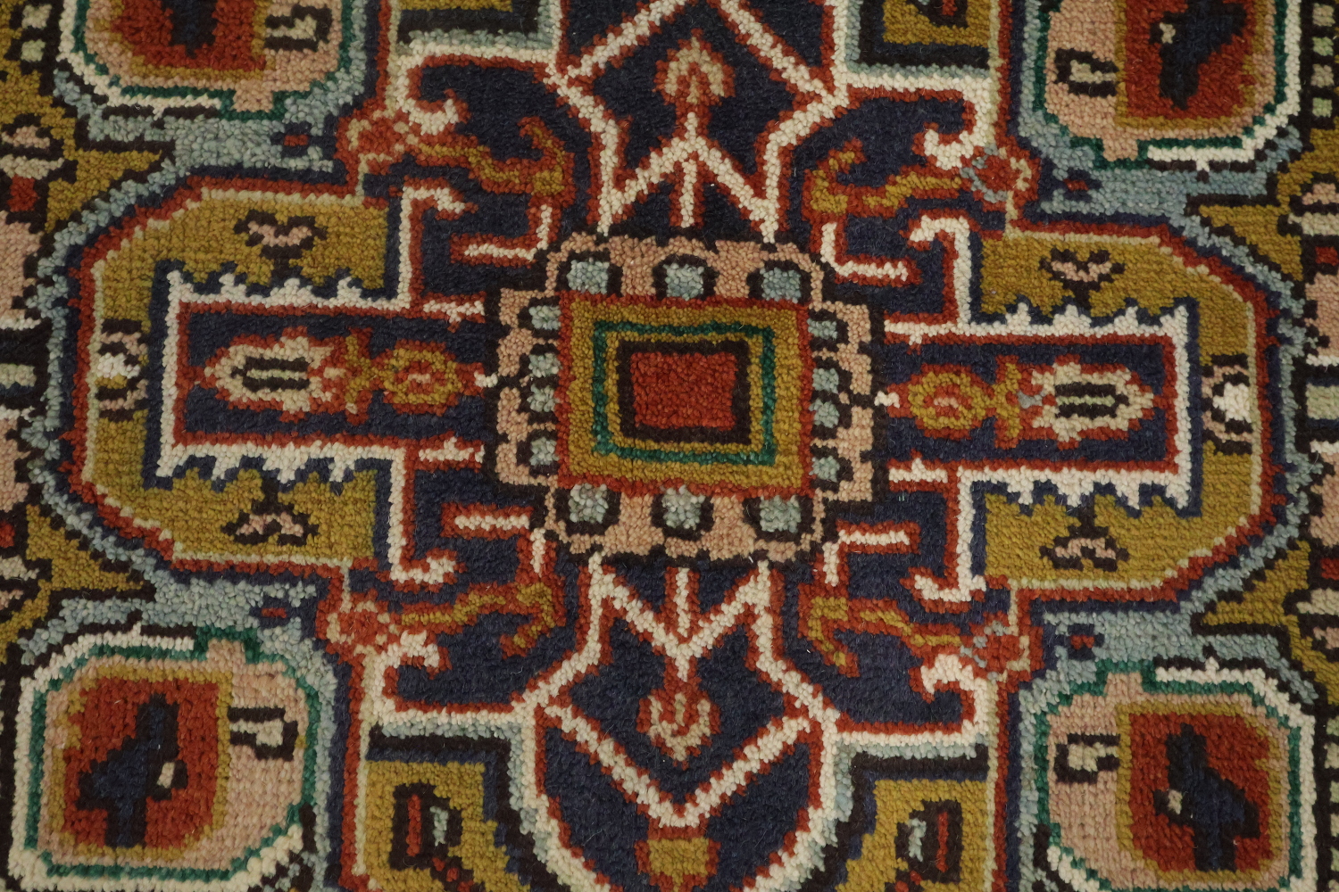 Light Blue Heriz Serapi Oriental Area Rug 6x9 ft
