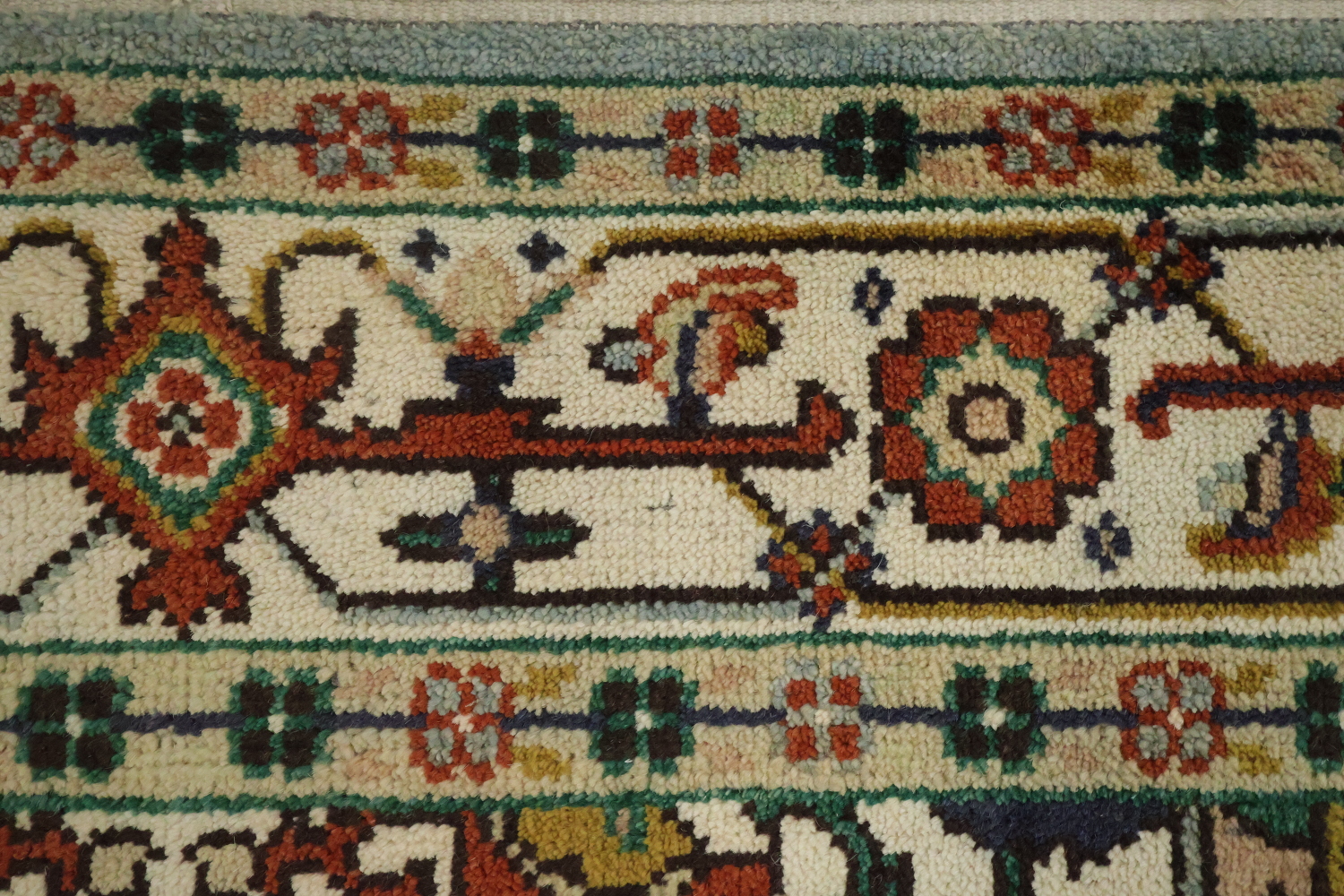 Light Blue Heriz Serapi Oriental Area Rug 6x9 ft