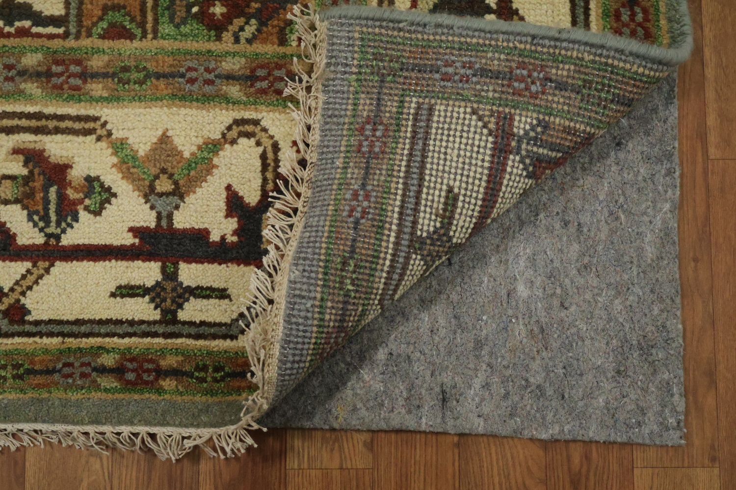 8'x10' Light Blue Heriz-Serapi Traditional Rug with Geometric Patterns