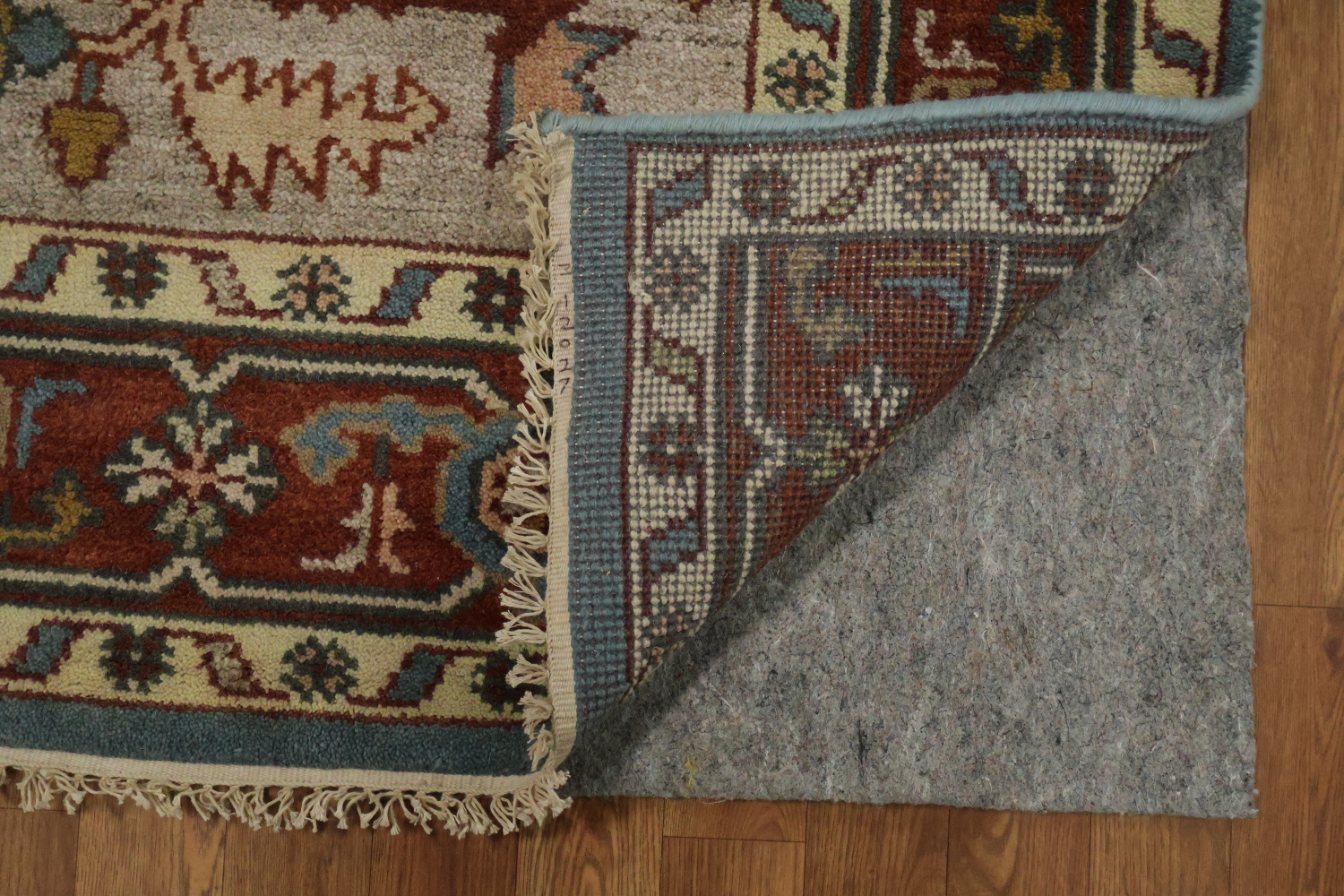 8'x10' Light Blue Heriz-Serapi Traditional Living Room Rug Wool