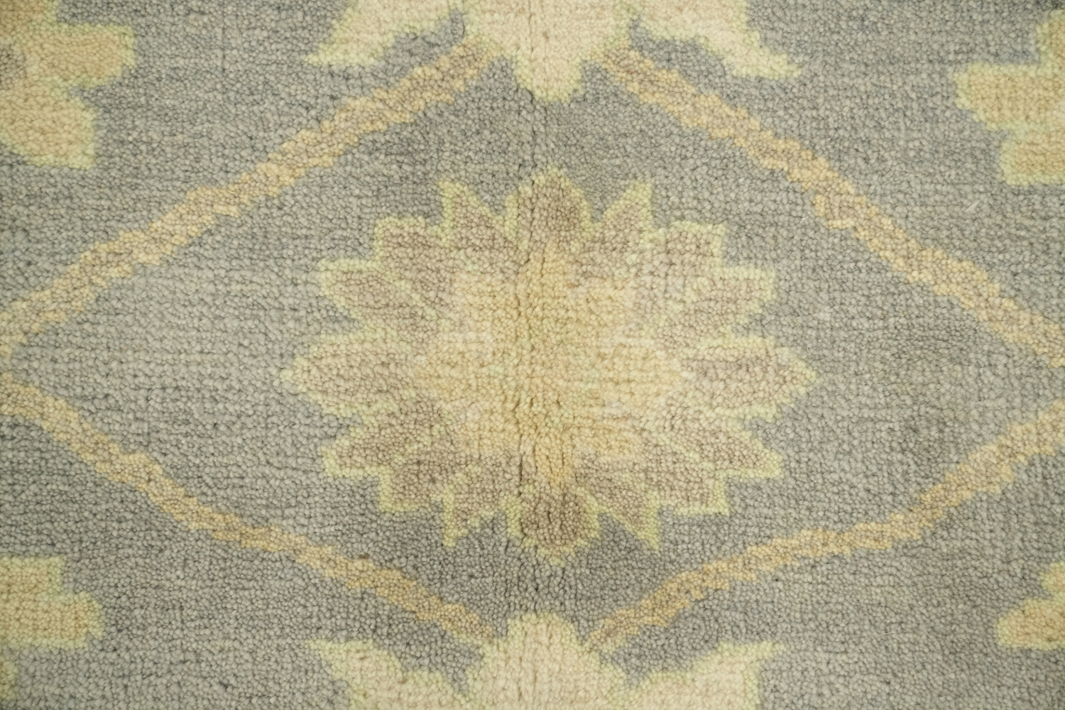 Oushak Indian Beige and Gray Rug with Timeless Design 8x10