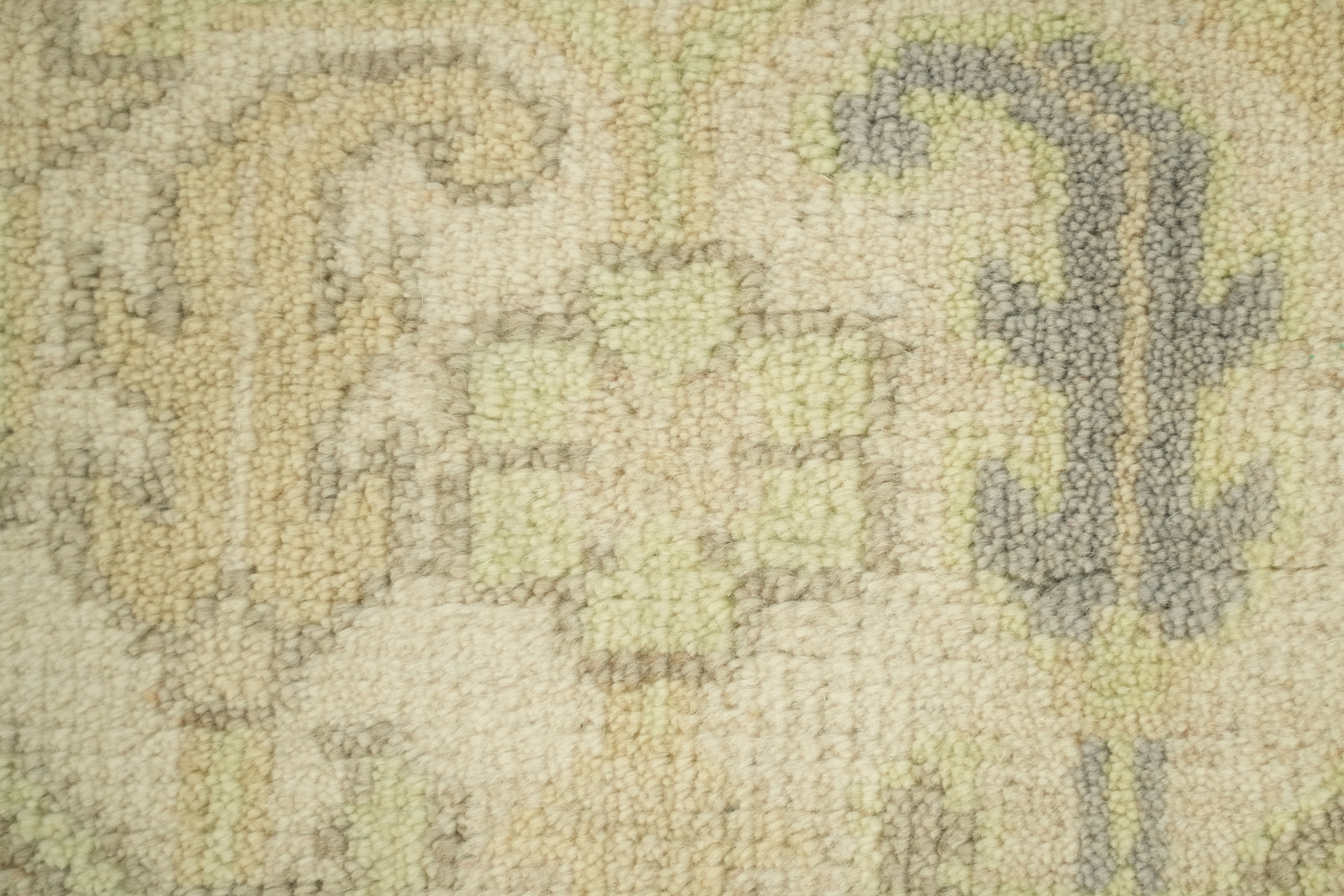 Oushak Indian Beige and Gray Rug with Timeless Design 8x10