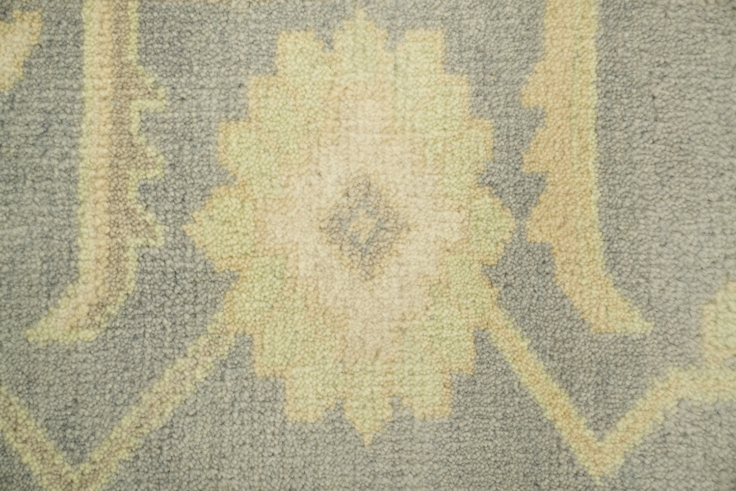 Oushak Indian Beige and Gray Rug with Timeless Design 8x10