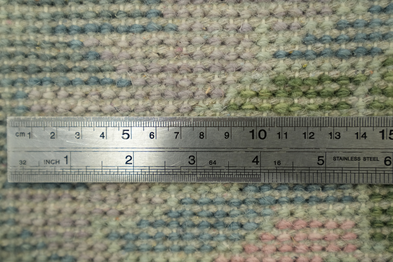 Tranquil Pastel Rug with Intricate Ornamental Design 9'x12'