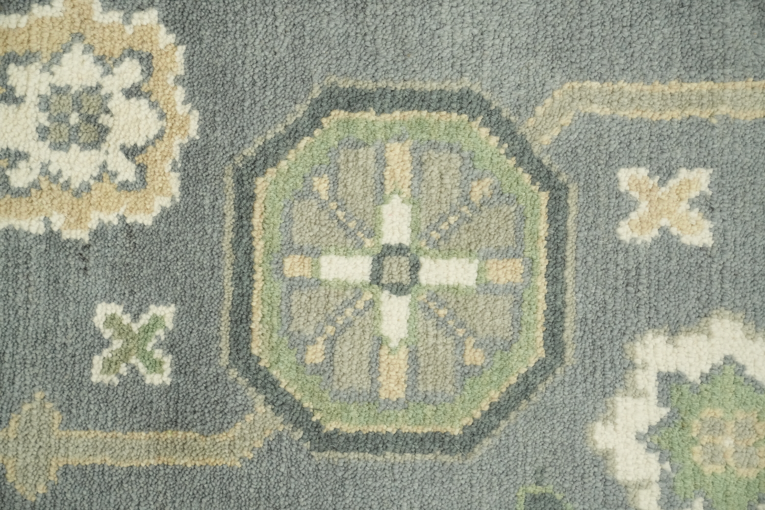 All-Over Oushak Grey Toned Rug Perfect for Living Rooms 9'x12'