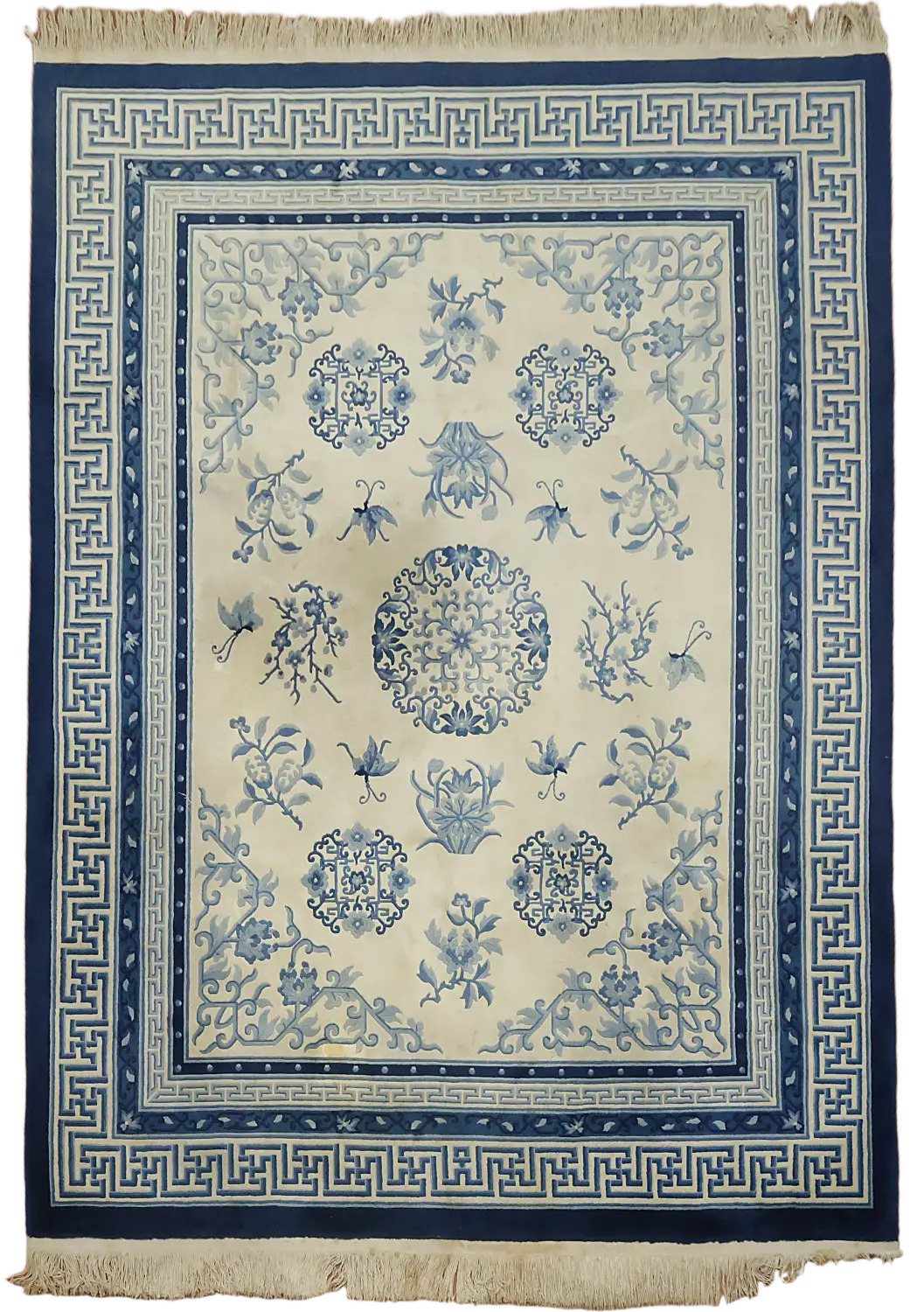Art Deco Chinese Wool Area Rug 8x10