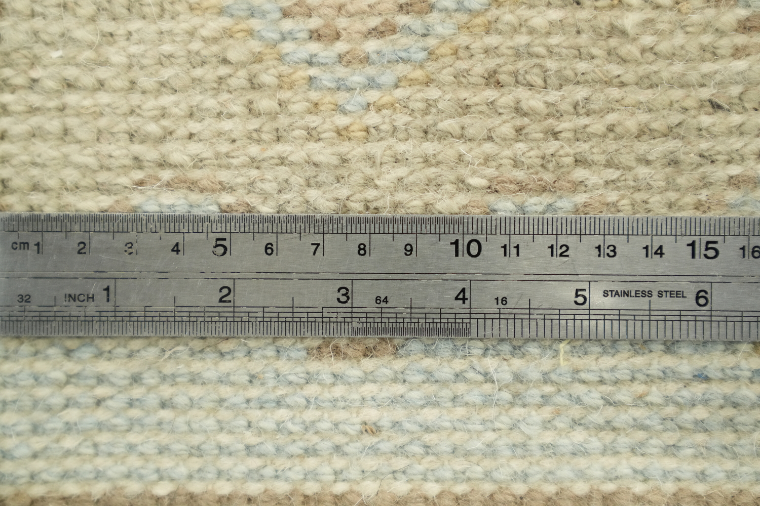 Neutral Toned Oushak All-Over Hand-Knotted Wool Rug 9'x12'