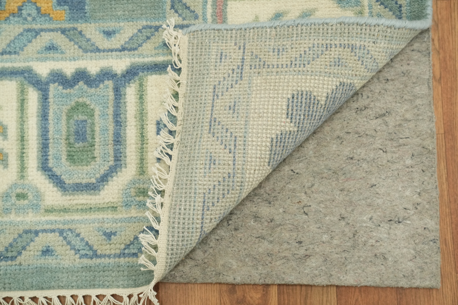 Sea-Foam Green Traditional Oushak Hand Made Area Rug 8x10 ft