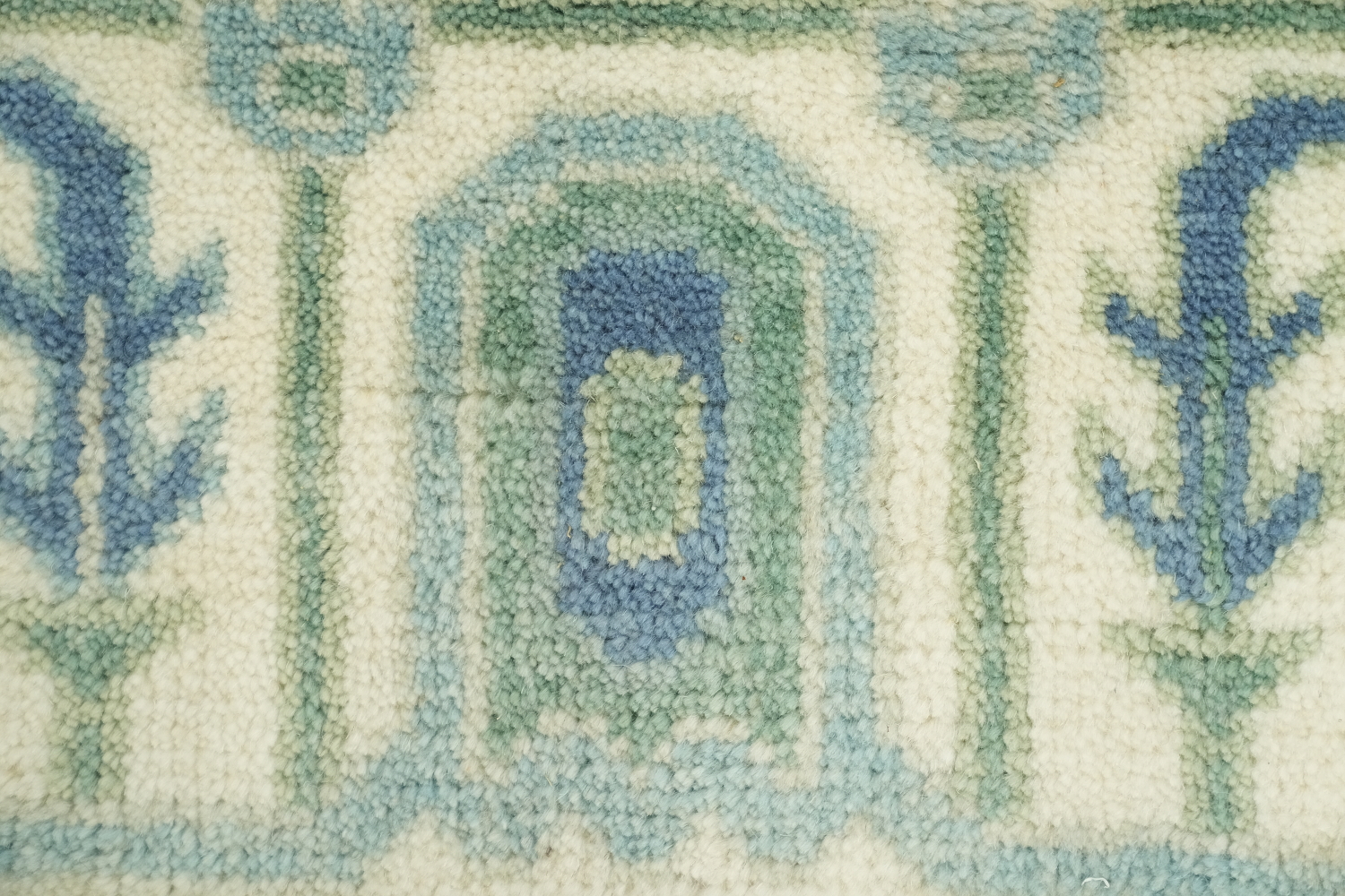 Sea-Foam Green Traditional Oushak Hand Made Area Rug 8x10 ft