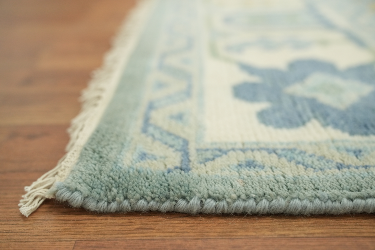 Sea-Foam Green Traditional Oushak Hand Made Area Rug 8x10 ft