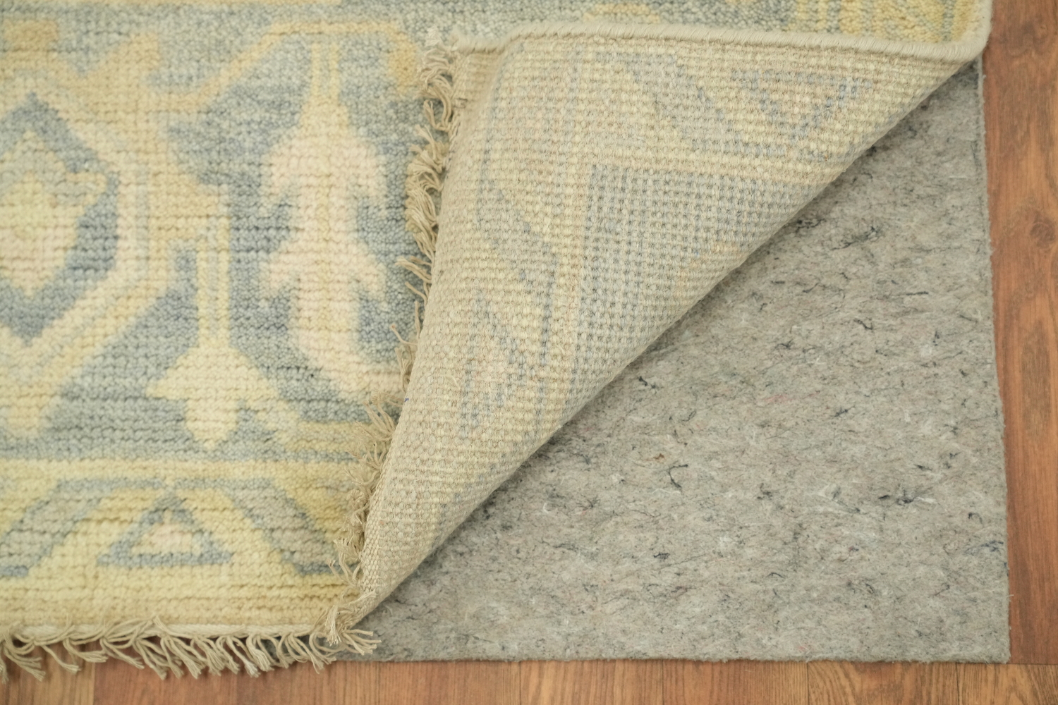 9'x12' Neutral Tone Muted Oushak Living Room Rug with Classic Distressed Pattern