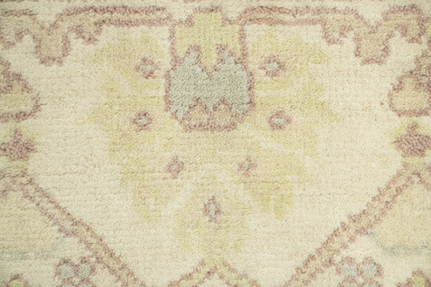Lemon Green Traditional Oushak Hand Made Area Rug 8x10