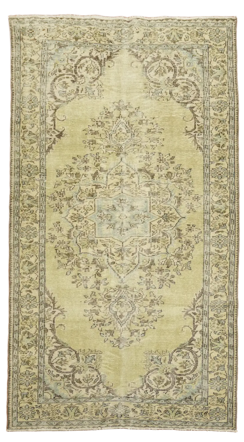 Anatolian Oriental Wool Distressed Rug 5x10