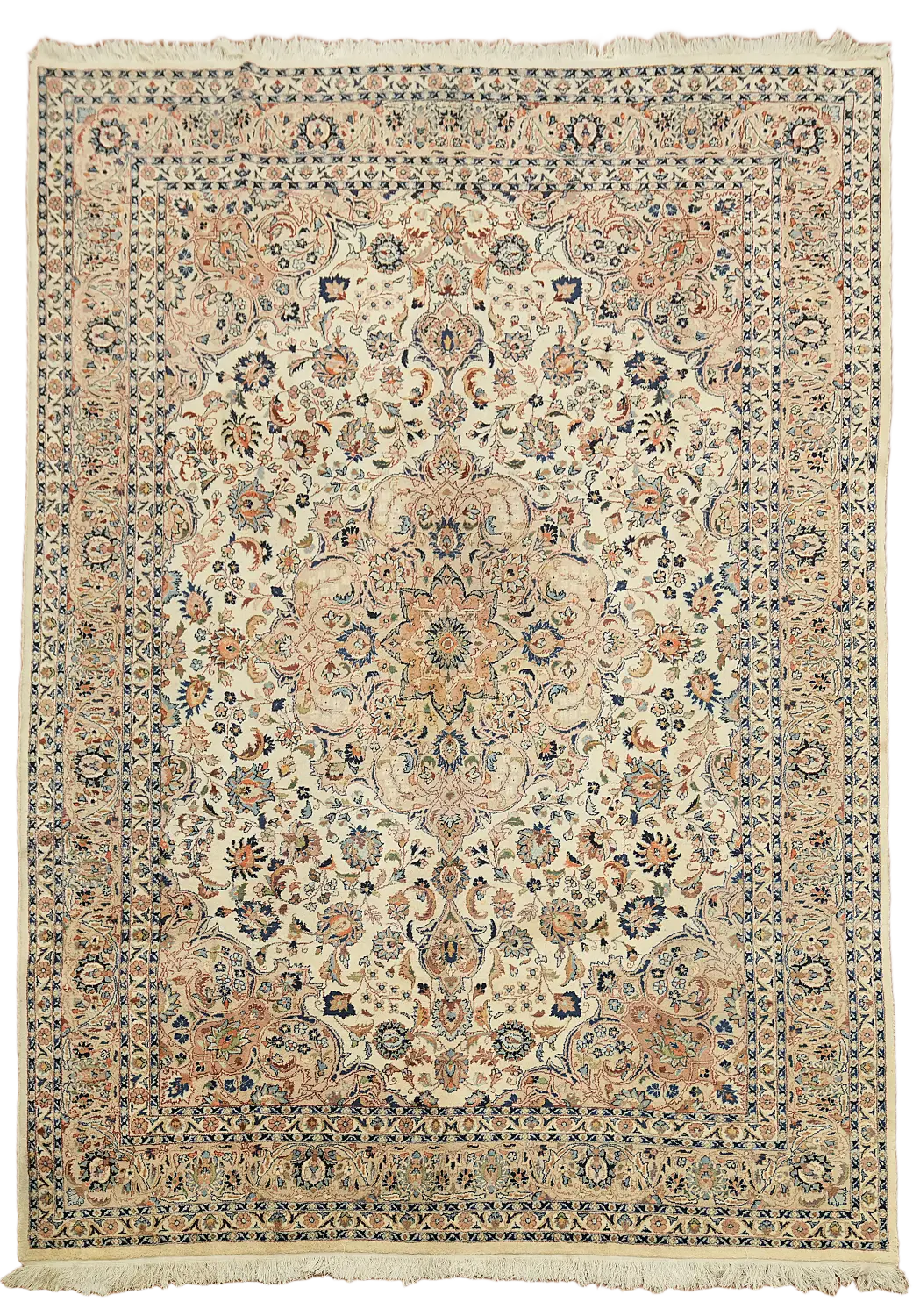 Kashan Persian Wool Area Rug 8x12