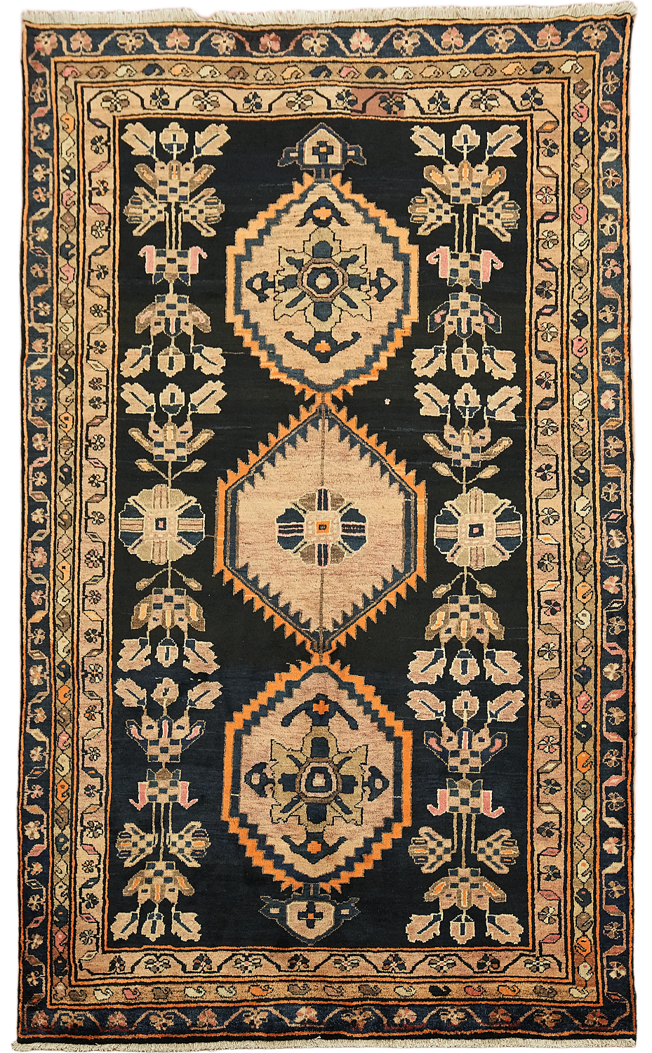 Soft Plush Floral Maroon 7x10 Tabriz Persian Area Rug