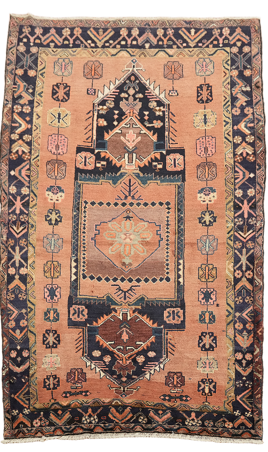 Traditional Floral Tabriz Turkish Area Rug 5x8