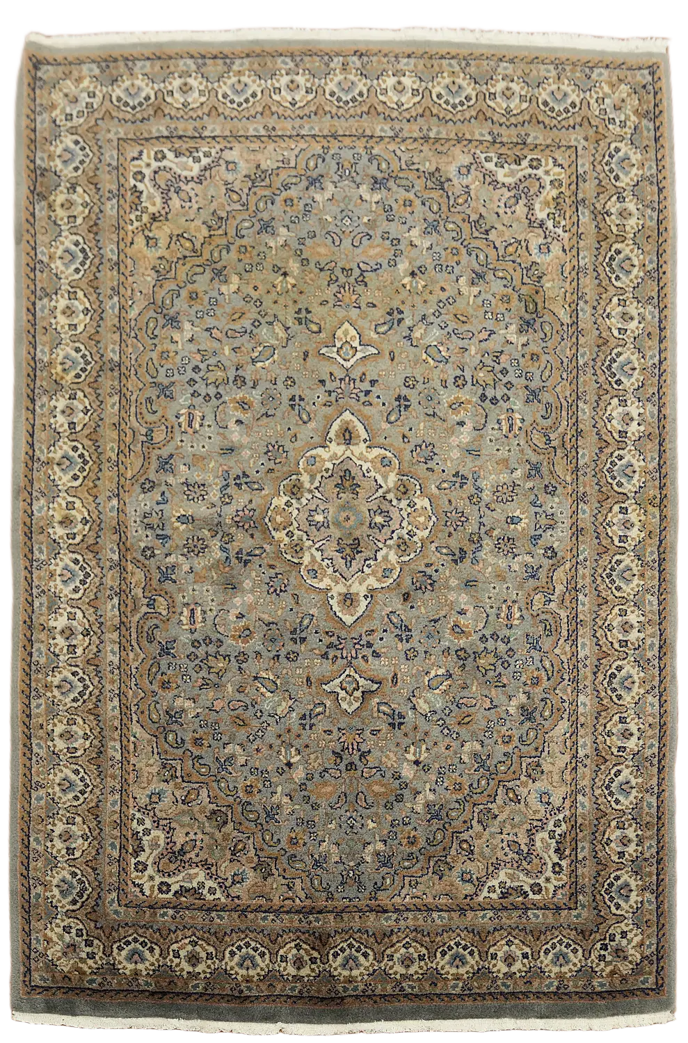 Kashan Oriental Wool Rug 4x6