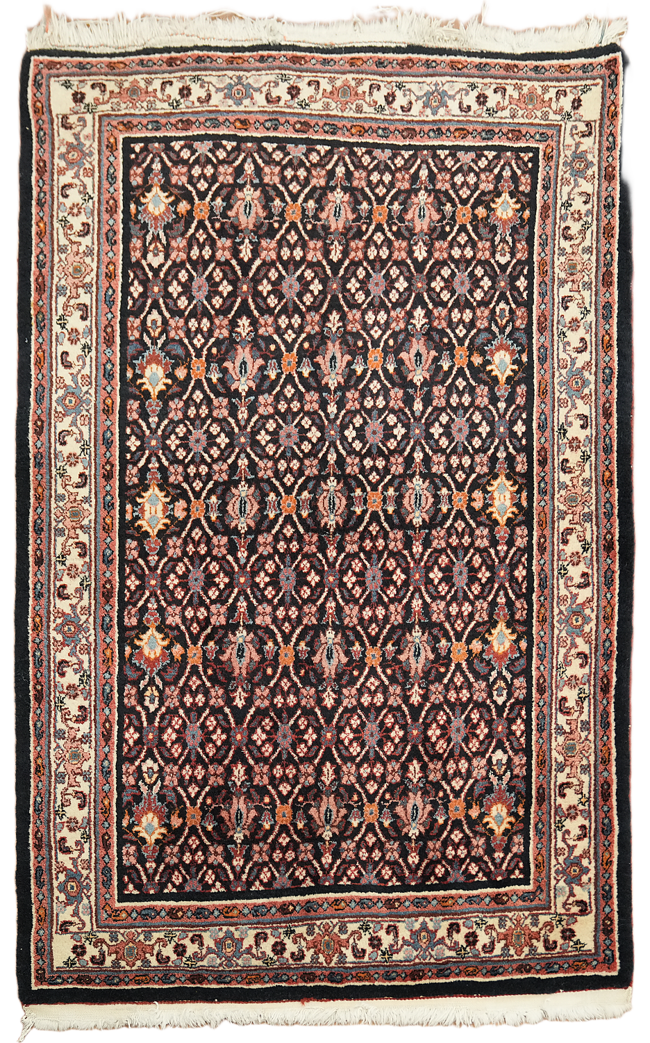 Pictorial Red Shiraz Persian Rug 4x5
