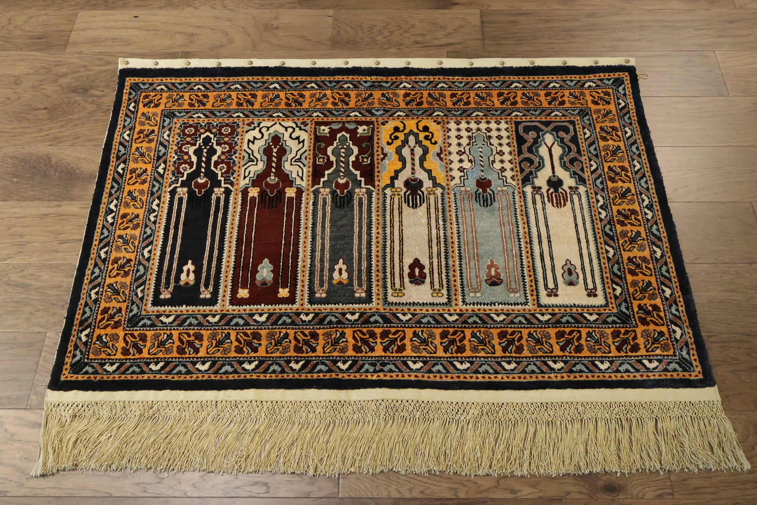 Vintage Anatolian Turkish Wool Rug 3x4