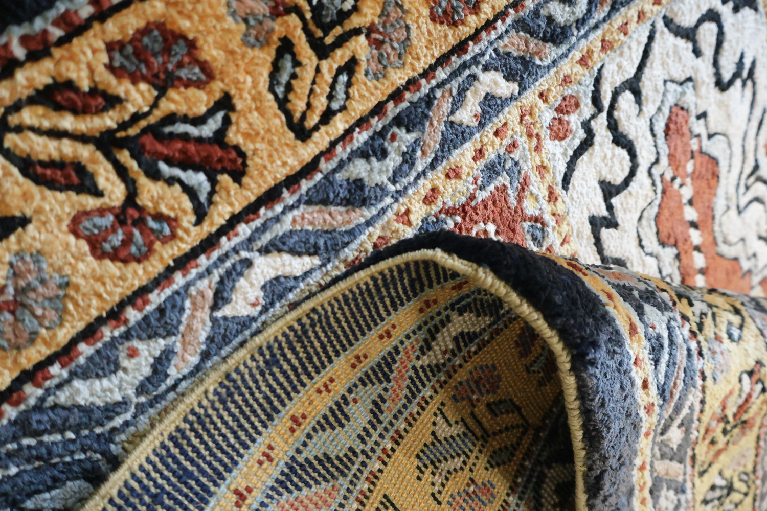 Vintage Anatolian Turkish Wool Rug 3x4