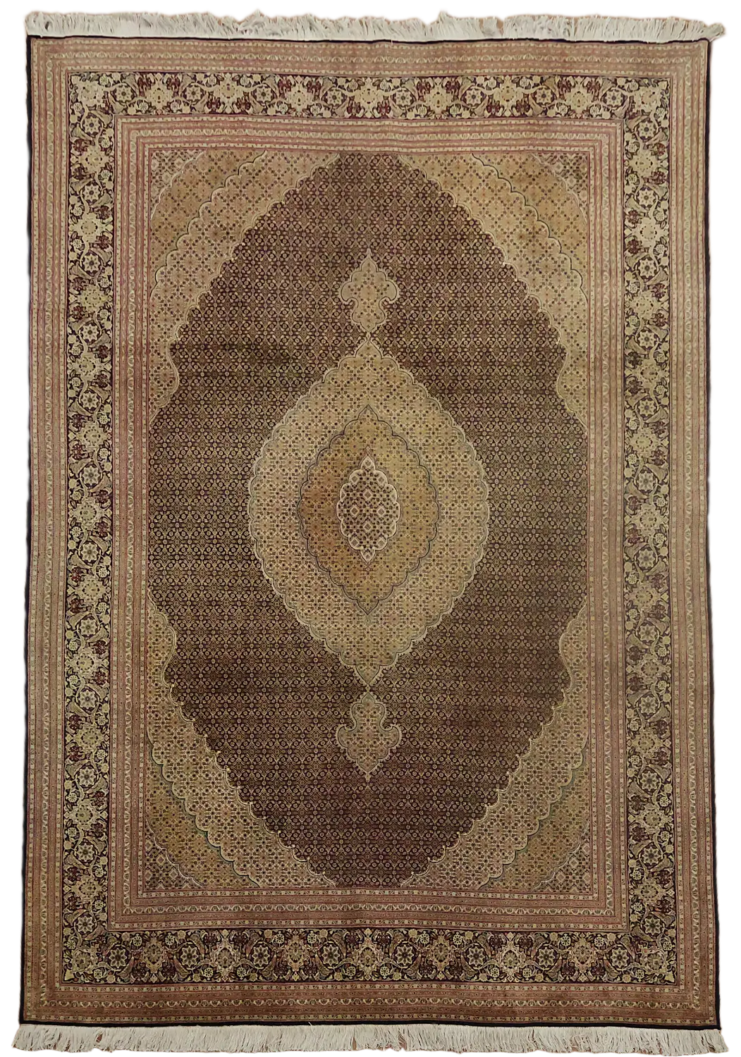 Vintage Tabriz Persian Wool Area Rug 8x12