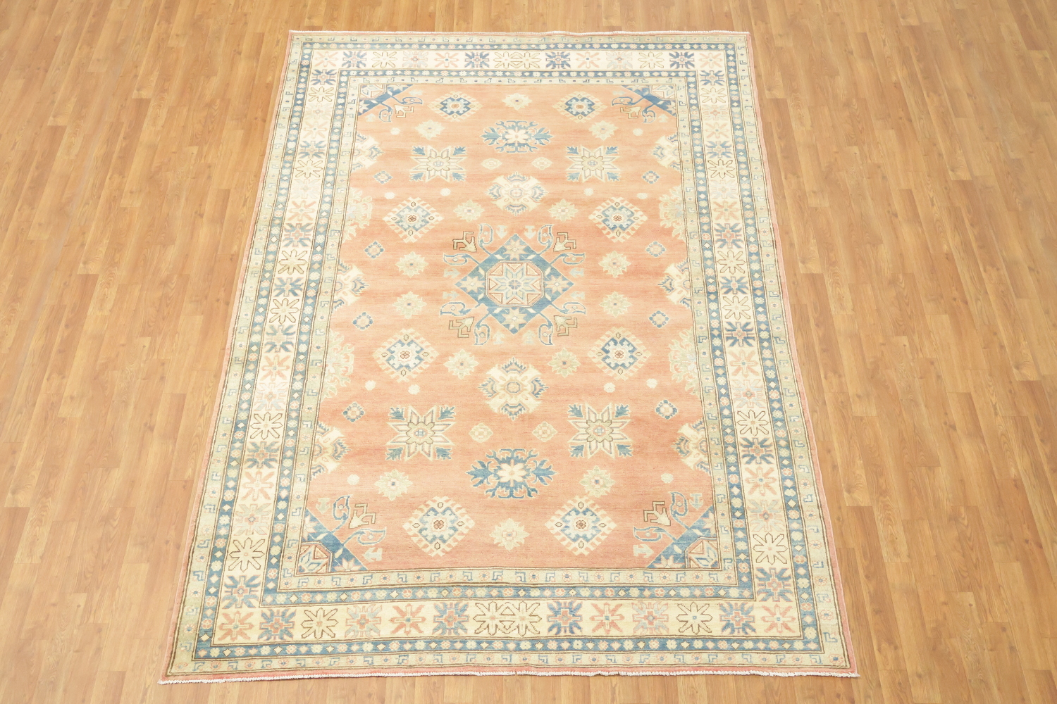 Traditional Kazak Area Wool Rug 7x10