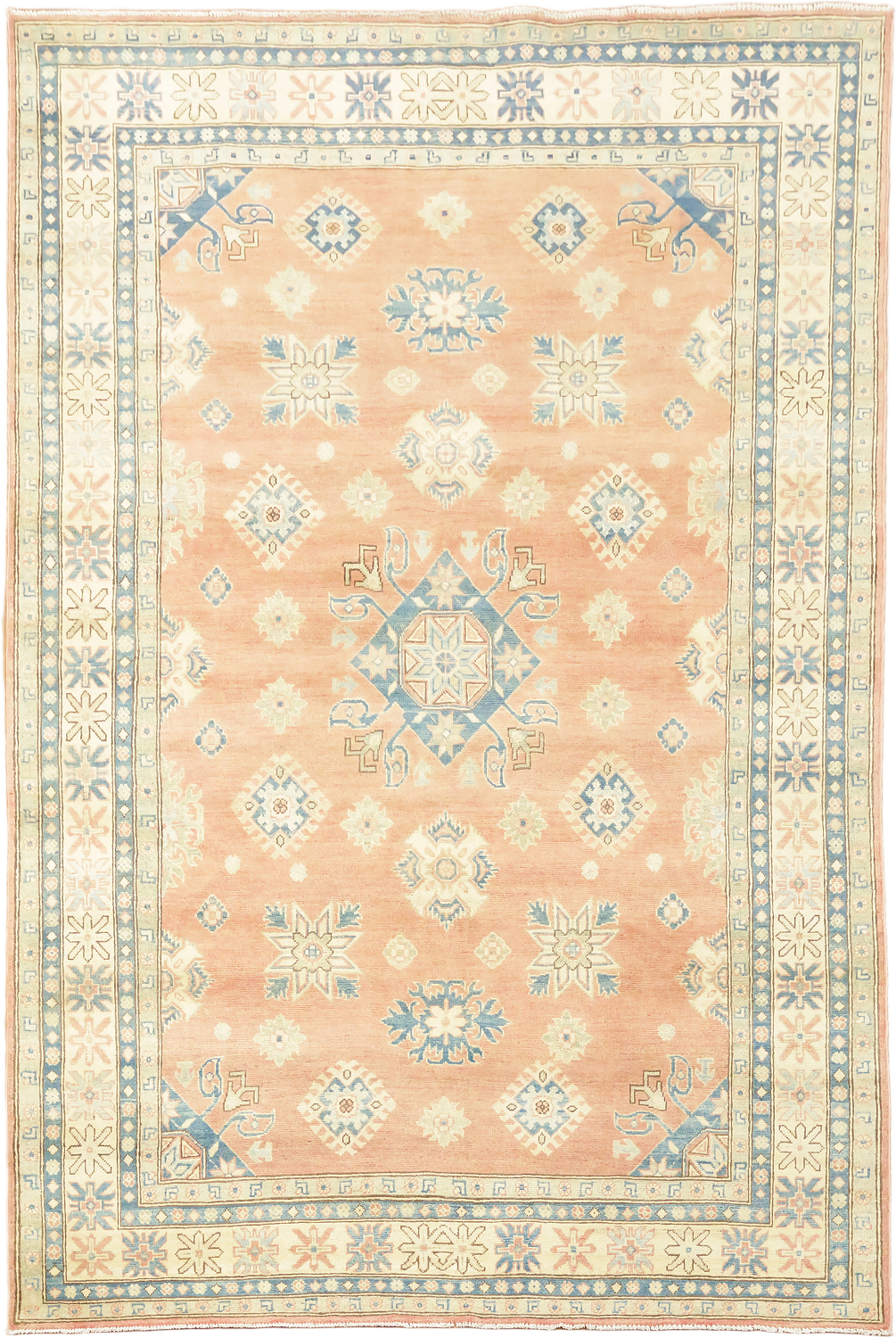 Traditional Kazak Area Wool Rug 7x10