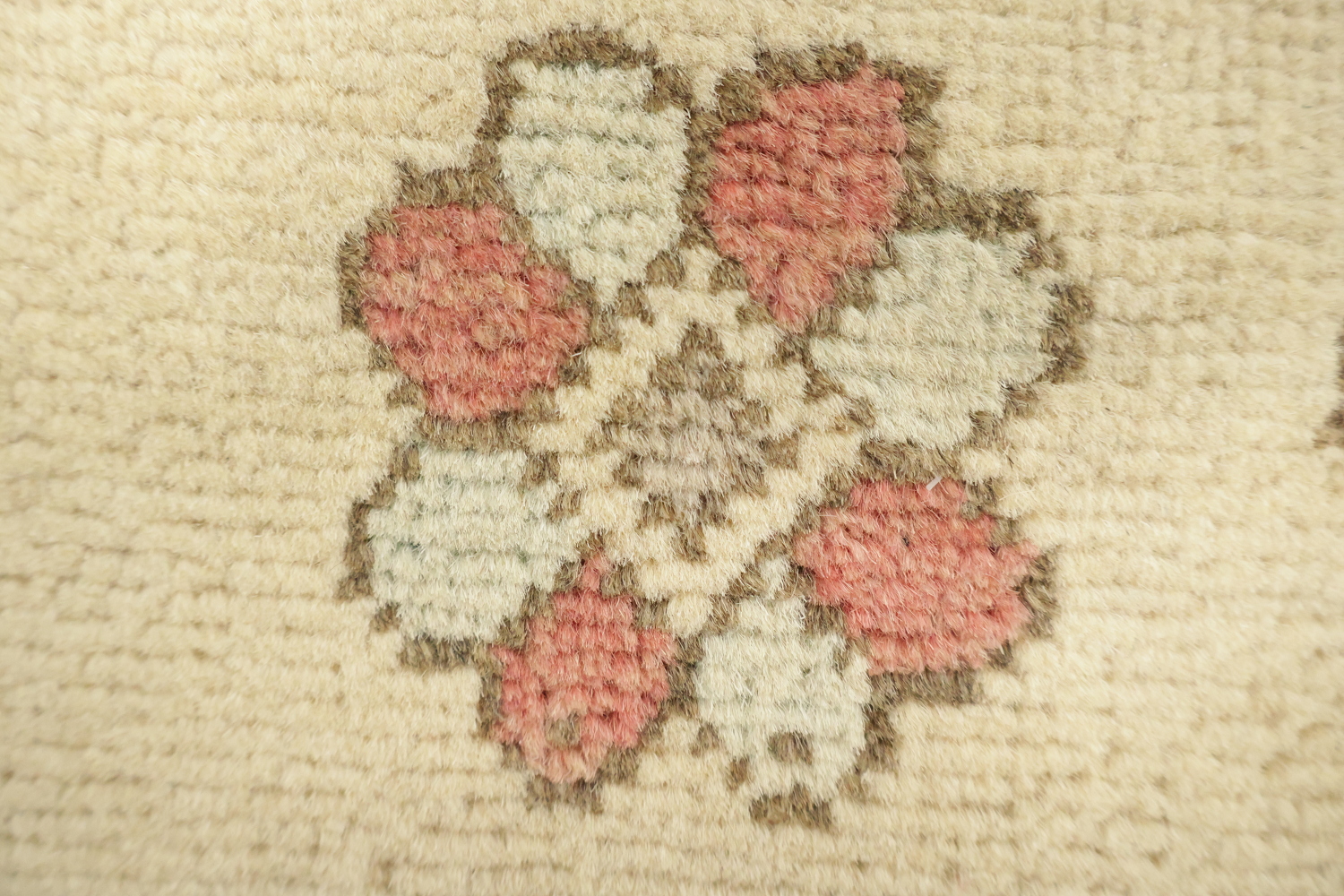 Classic Pastel Toned Kazak Area Rug with Intricate Geometric Design 7'x10'