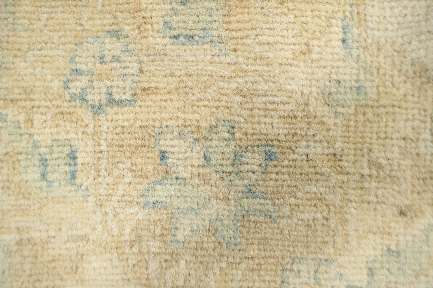 Elegant Muted Light Blue and Beige Traditional Kazak Rug 8'x10'