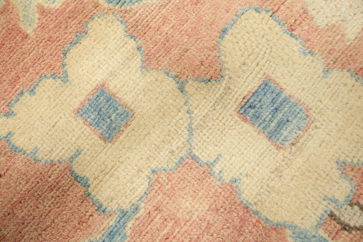 Elegant Kazak Peach Terracotta and Blue Area Rug  8'x13'