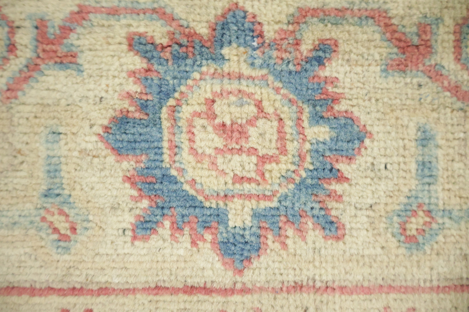 Persian Inspirations: Exquisite Geometry Red Kazak Area Rug 9'x12'