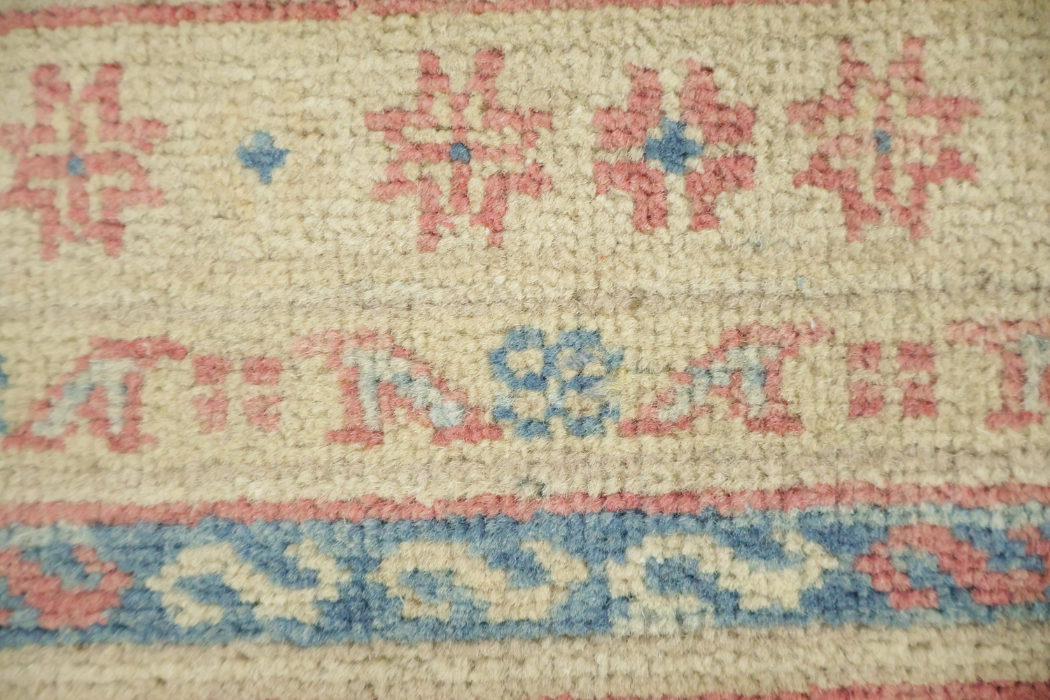 Persian Inspirations: Exquisite Geometry Red Kazak Area Rug 9'x12'